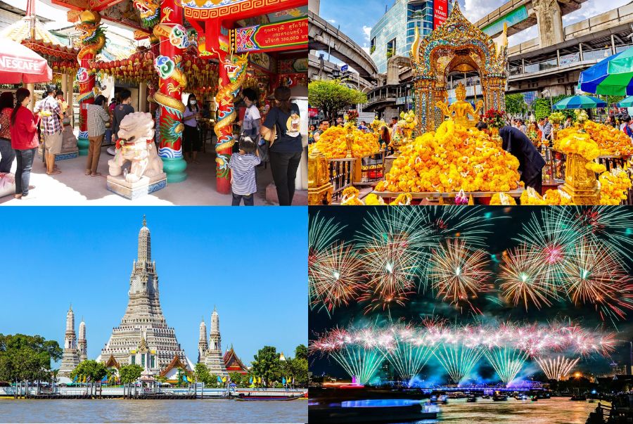Bangkok đầu năm là thời khắc diễn ra nhiều hoạt động và lễ hội đặc sắc