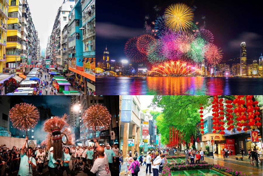 HongKong mang đến cho du khách một không khí Tết vừa quen thuộc, vừa mới lạ
