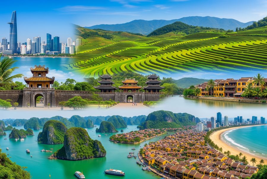 Việt Nam là một mảnh đất địa linh nhân kiệt với rất nhiều điểm đến du lịch hấp dẫn