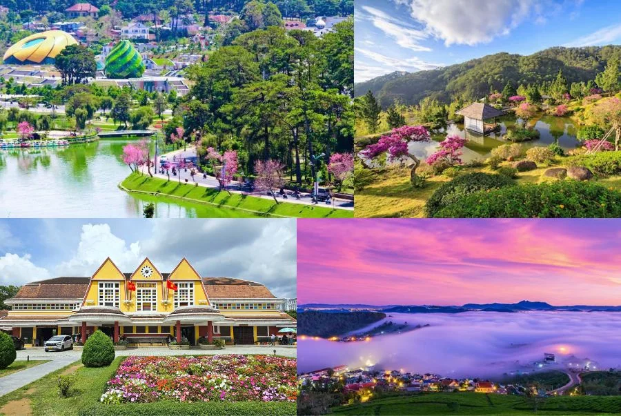 Toàn cảnh thành phố Đà Lạt mộng mơ