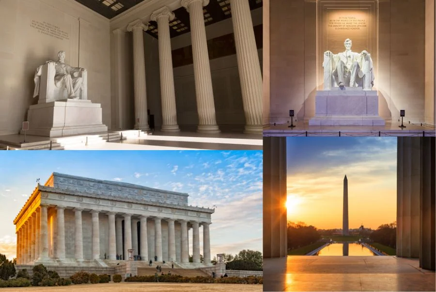 Đài tưởng niệm Lincoln được xây dựng nhằm tưởng niệm Tổng thống Abraham Lincoln