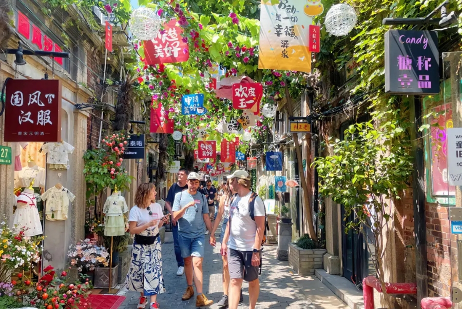 Tianzifang là khu phố nghệ thuật nhỏ nằm trong khu vực Pháp cổ