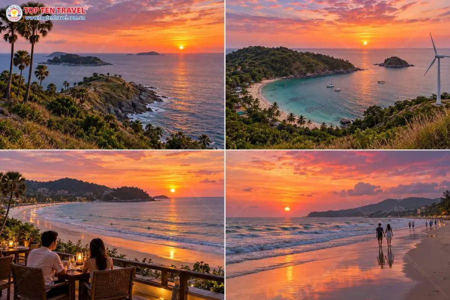Những góc ngắm hoàng hôn nổi bật vào cuối ngày tại Phuket