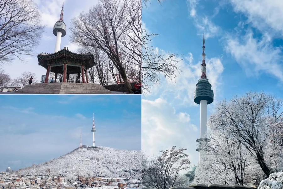 Tháp Namsan được xem là biểu tượng lãng mạn bật nhất của thủ đô Seoul