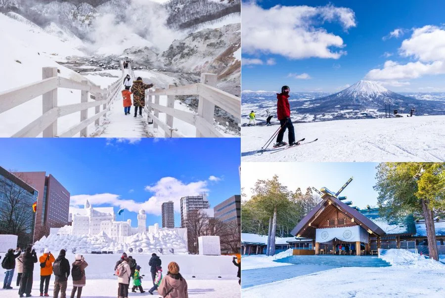 Hokkaido được mệnh danh là vương quốc của tuyết và băng với khung cảnh tựa như thế giới cổ tích