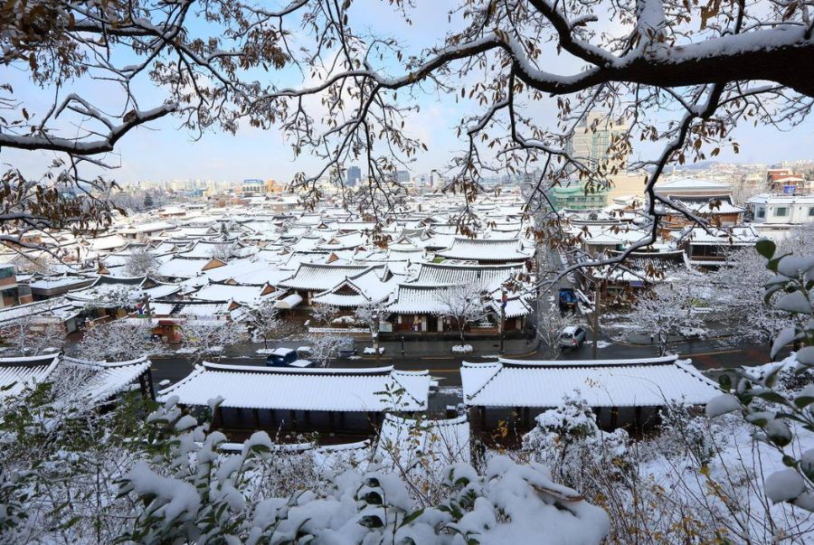 Khun cảnh của Jeonju dịp tết như đưa du khách trở về thời điểm của hàng trăm năm trước