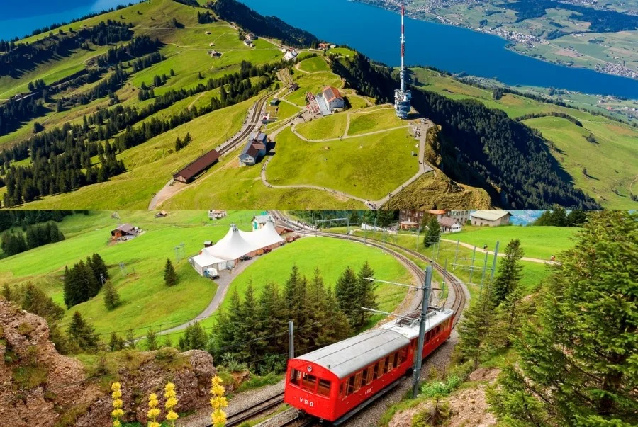 Núi Rigi được mệnh danh là nữ hoàng của các ngọn núi bởi vẻ đẹp hiền hòa