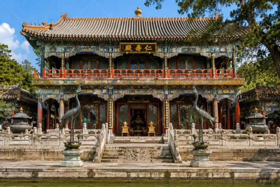 Điện Nhân Thọ – nơi Từ Hi Thái Hậu từng xử lý triều chính và là biểu tượng quyền lực của hoàng gia nhà Thanh.