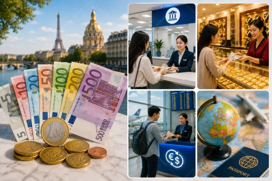 Đồng Euro là loại tiền tệ phổ biến tại nhiều quốc gia Châu Âu