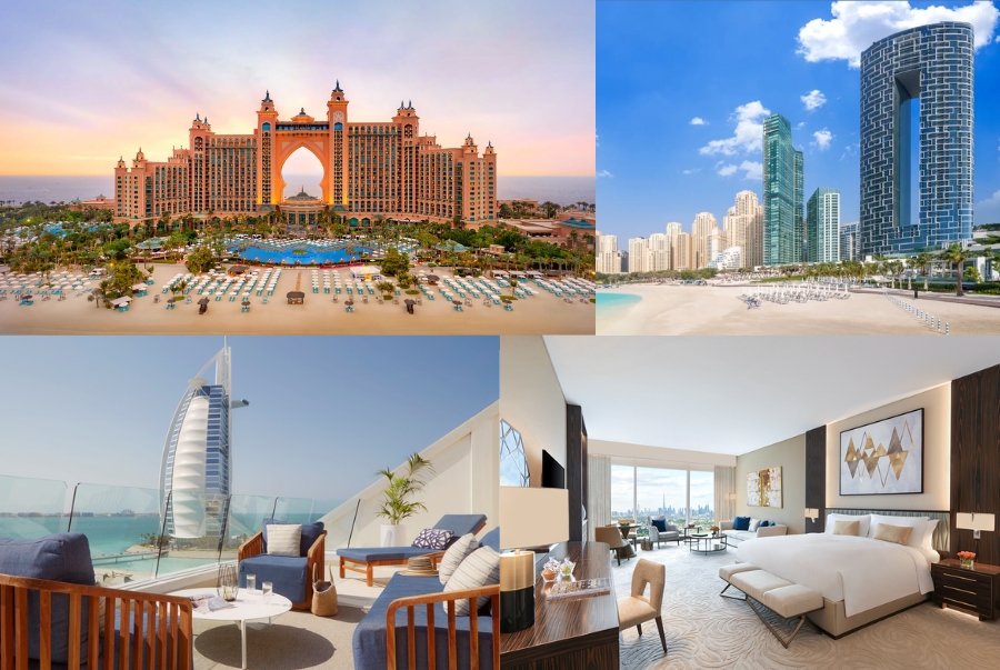 Dubai sở hữu đa dạng các loại hình lưu trú để du khách lựa chọn phù hợp với sở thích và ngân sách