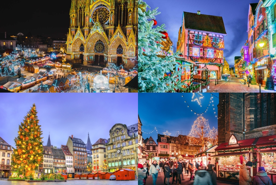 Các khu chợ Giáng sinh rực rỡ của Pháp bắt đầu mở từ cuối tháng 11