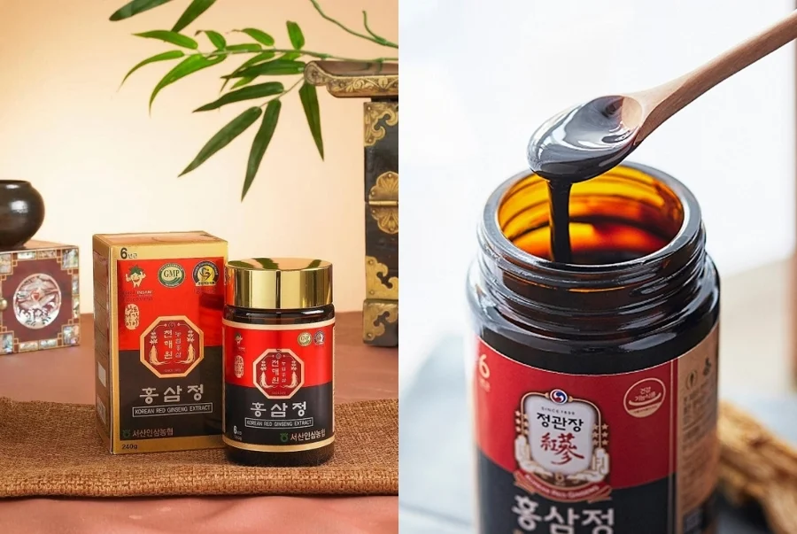 Các sản phẩm từ nhân sâm của Hàn Quốc