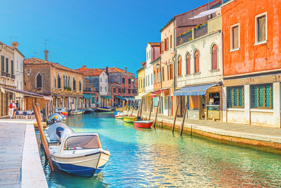 Đảo Murano nổi tiếng với nghề thuỷ tinh truyền thống