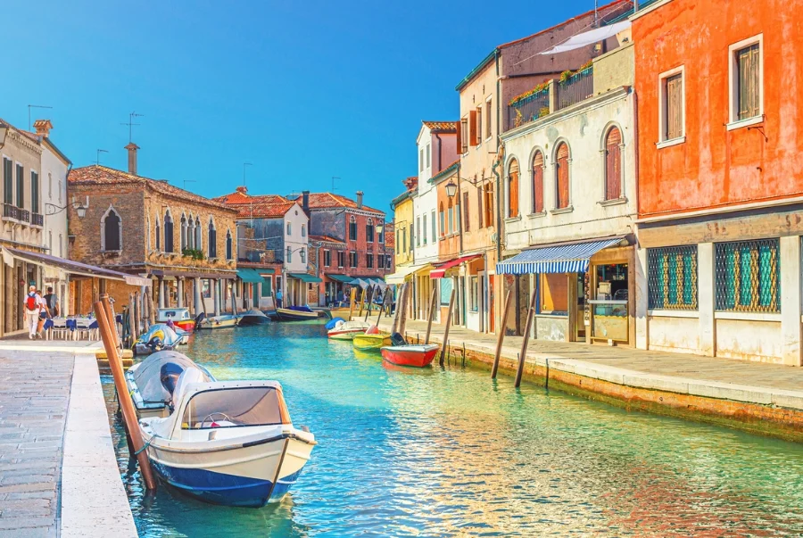 Đảo Murano nổi tiếng với nghề thuỷ tinh truyền thống