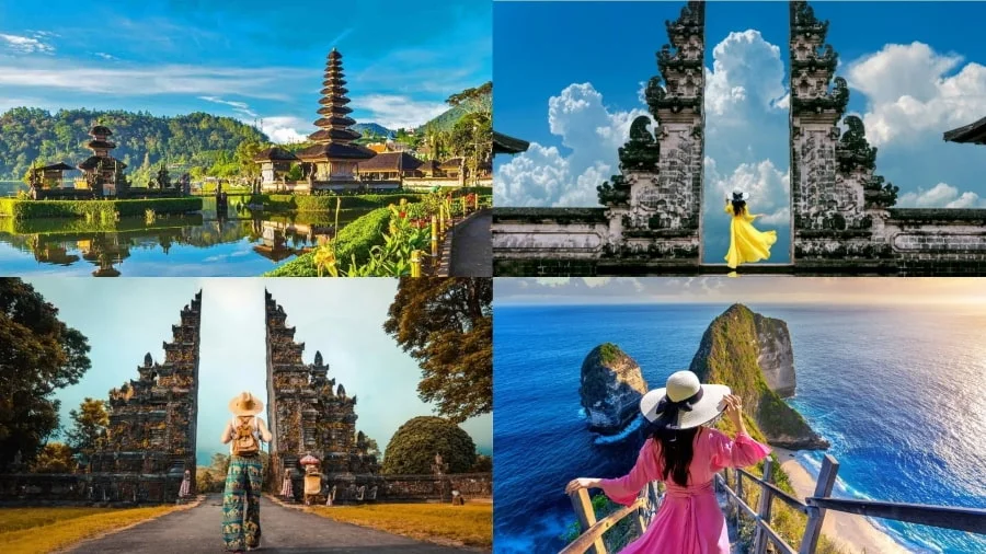 Bali nổi tiếng với những bãi biển cát trắng trải dài, làn nước trong xanh
