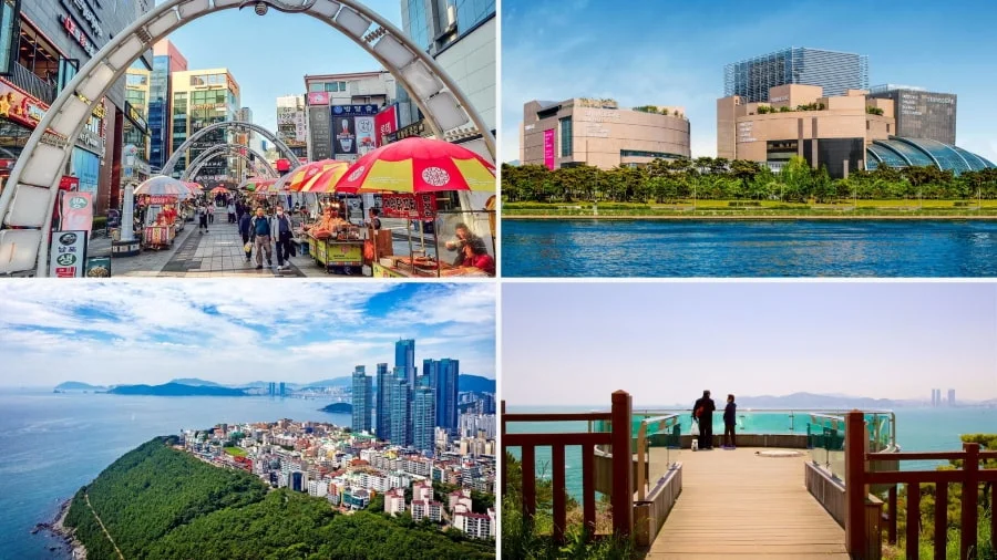 Du lịch Busan, bạn sẽ được tận hưởng không gian giải trí và mua sắm sôi động