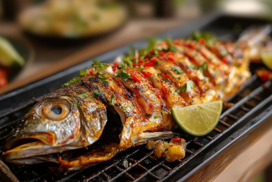 Những phần cá thu nướng Godeungeo Gui thơm ngon, đậm vị