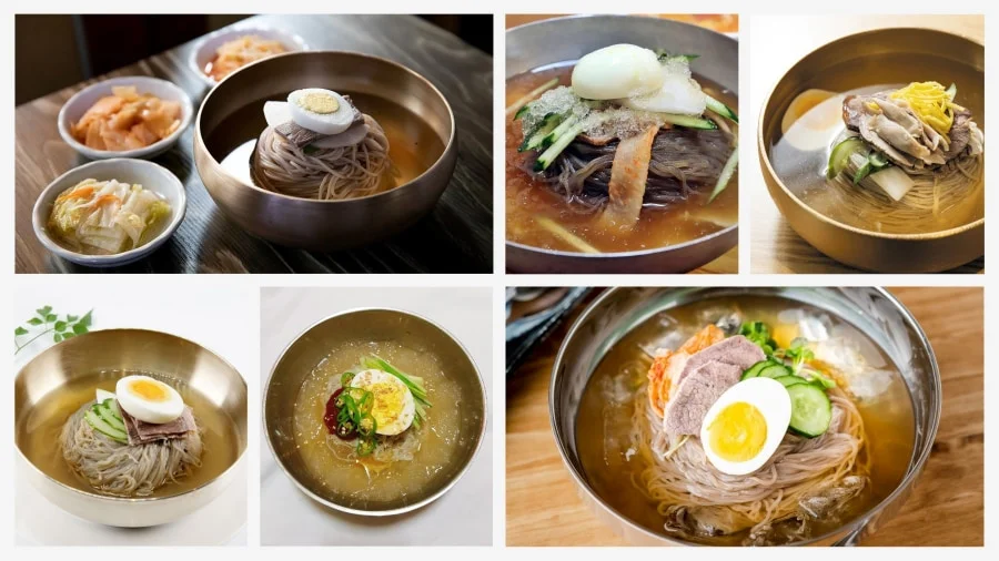 Naengmyeon là món mì lạnh trứ danh của ẩm thực Hàn Quốc
