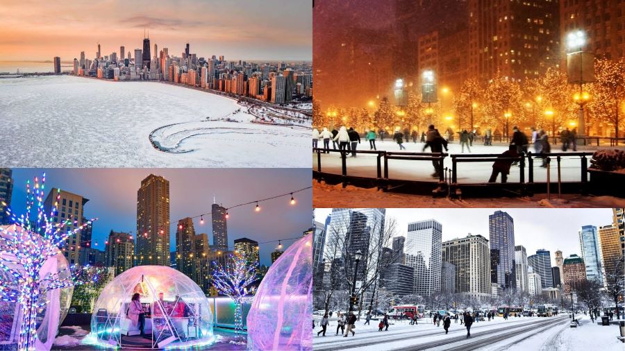 Mùa đông ở Chicago được xem là một trong những mùa đông lạnh nhất nước Mỹ
