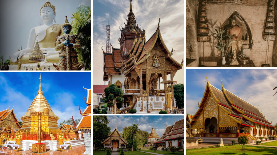 Chiang Mai nổi tiếng là nơi lưu giữ hàng trăm ngôi đền chùa cổ kính