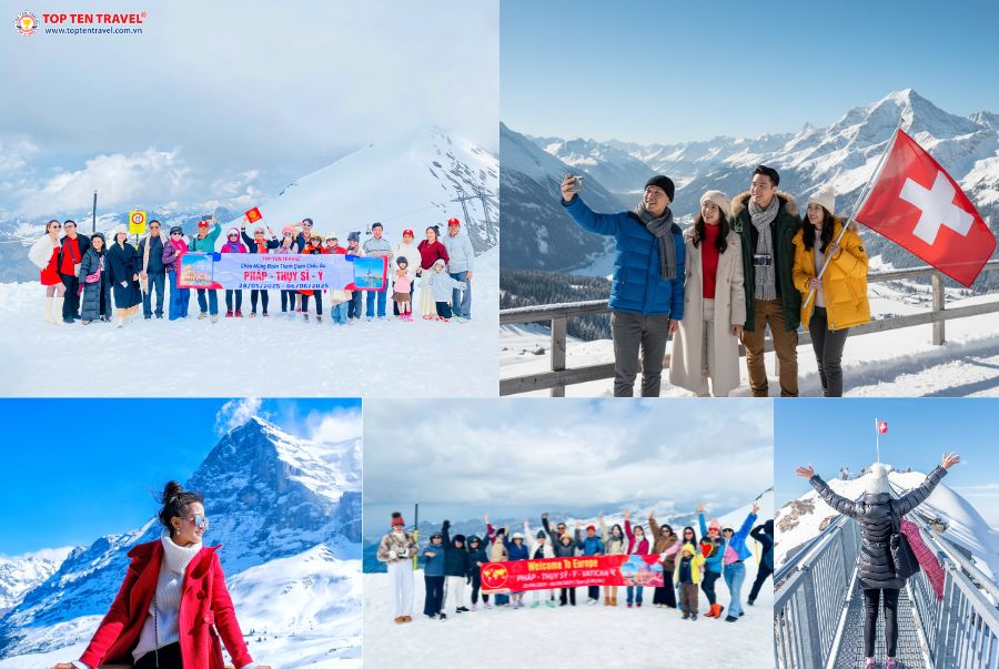 Thụy Sĩ mùa đông mang đến khung cảnh đẹp tựa như thiên đường cổ tích