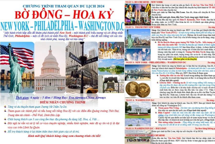 Việc chuẩn bị được lịch trình cụ thể sẽ giúp chuyến đi của Bạn dễ dàng được thông qua hơn