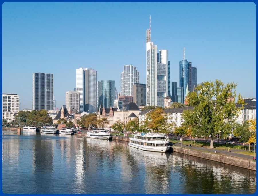 Frankfurt được mệnh danh là một trong những trung tâm kinh tế hàng đầu của nước Đức