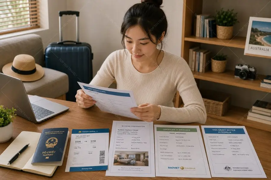 Một số các loại giấy tờ cá nhân cần chuẩn bị trước chuyến du lịch Sydney
