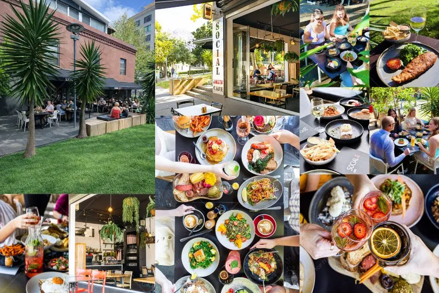 Không gian trẻ trung và hiện đại tại Social Brew Cafe