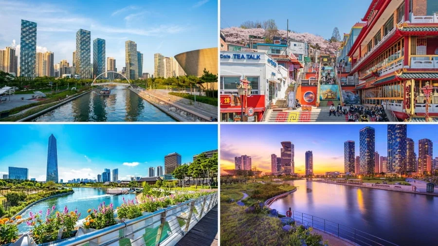 Incheon mang đến một sự pha trộn độc đáo giữa vẻ đẹp tự nhiên của bờ biển, sự năng động của một thành phố cảng quốc tế và bề dày lịch sử văn hóa