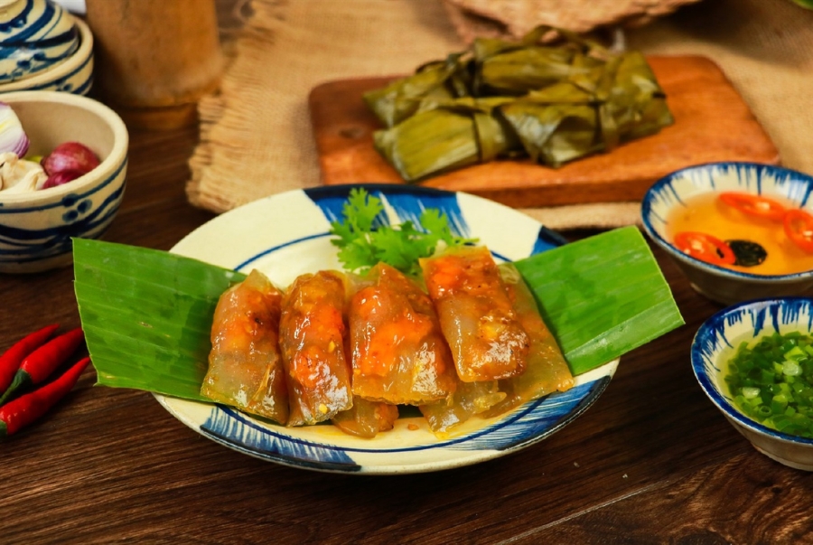 Bánh bột lọc ở Huế mang một hương vị thơm ngon đặc trưng khó nơi nào có được