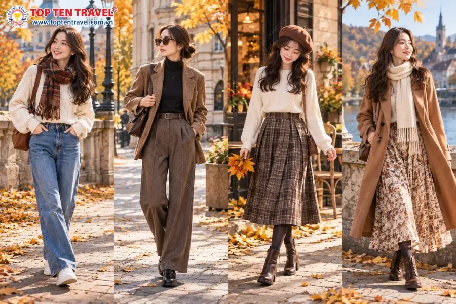Từ quần jean năng động đến váy midi, maxi nữ tính, mỗi một cách phối đều dem đến sự tự tin và thoải mái
