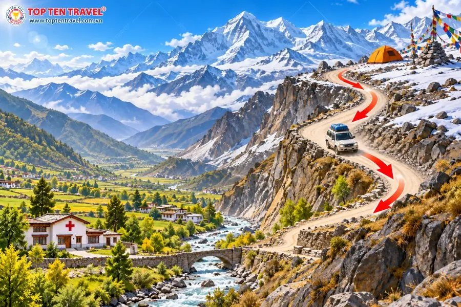 Khi xuất hiện dấu hiệu sốc độ cao nghiêm trọng, cần nhanh chóng hạ độ cao và tìm kiếm hỗ trợ y tế
