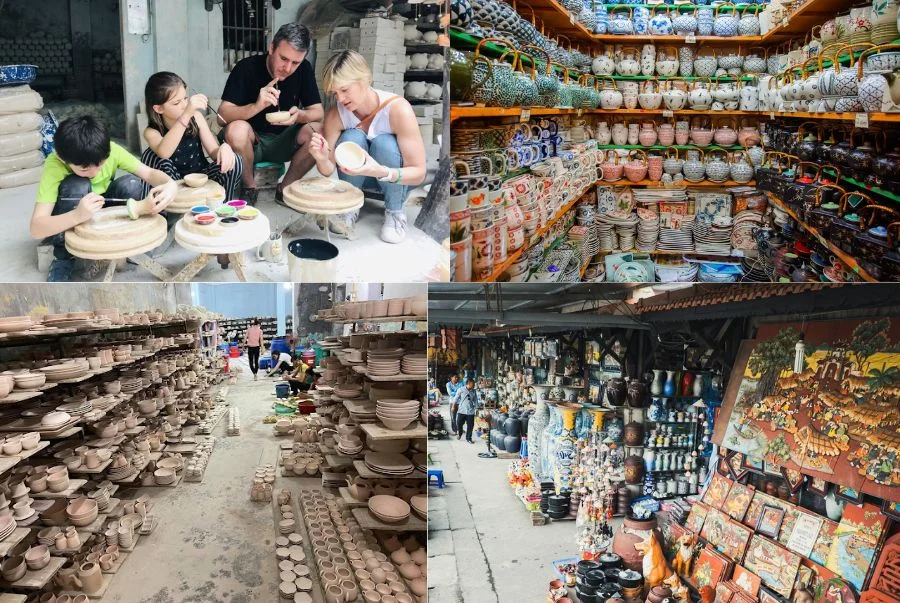 Trải nghiệm làm các sản phẩm gốm đặc sắc dành riêng cho khách du lịch
