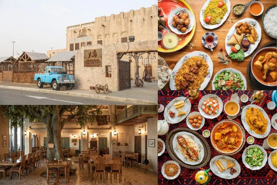 Nhà hàng Al Fanar Restaurant & Café là điểm đến lý tưởng để thưởng thức văn hóa ẩm thực truyền thống Dubai