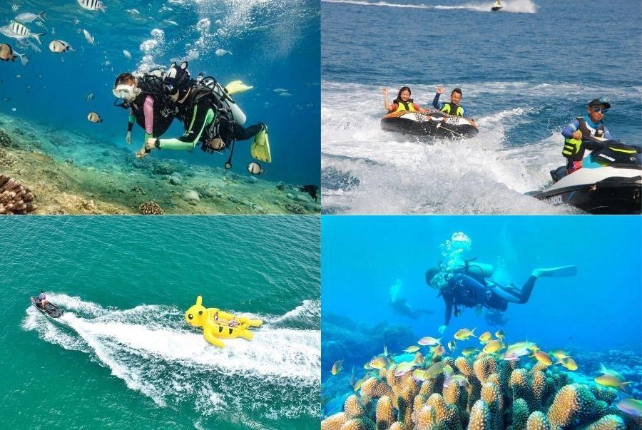 Bãi biển Đại Đông Hải sôi động với nhiều hoạt động vui chơi giải trí