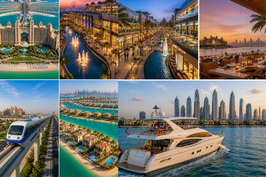 Palm Jumeirah được quy hoạch như một hệ sinh thái nghỉ dưỡng vô cùng đẳng cấp