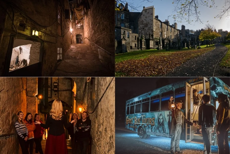 Khám phá thành phố ngầm và tour săn ma nổi tiếng nhất Edinburgh về đêm