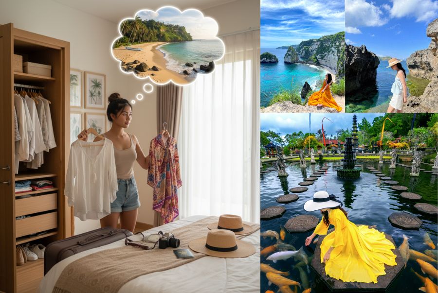 Ngoại lựa chọn điểm đến, thì lựa chọn trang phục phù hợp khi đi du lịch Bali cũng vô cùng quan trọng