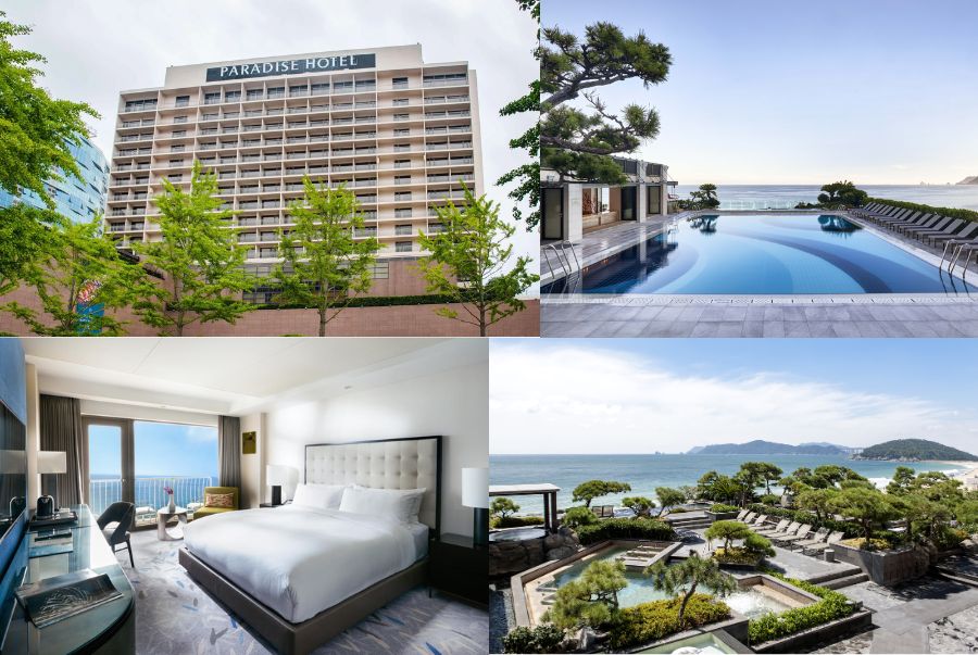 Paradise Hotel Busan là một trong những khách sạn lâu đời và danh tiếng nhất tại khu vực Haeundae