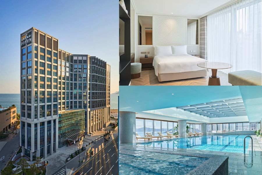 Grand Josun Busan mang phong cách nghỉ dưỡng hiện đại nhưng vẫn giữ được sự tinh tế và ấm áp