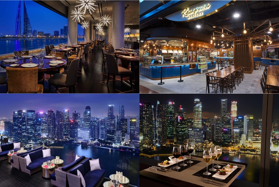 Một số nhà hàng lãng mạn và ấm cúng tại Marina Bay Sands