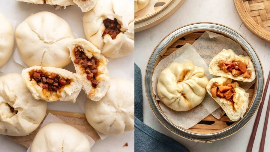 Bánh bao xá xíu là một món ăn Trùng Khánh quen thuộc và được yêu thích rộng rãi