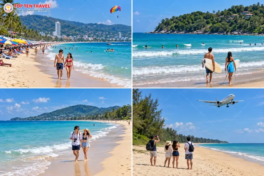 Những bãi biển nổi tiếng của Phuket mang đến nhiều trải nghiệm vui chơi và khám phá