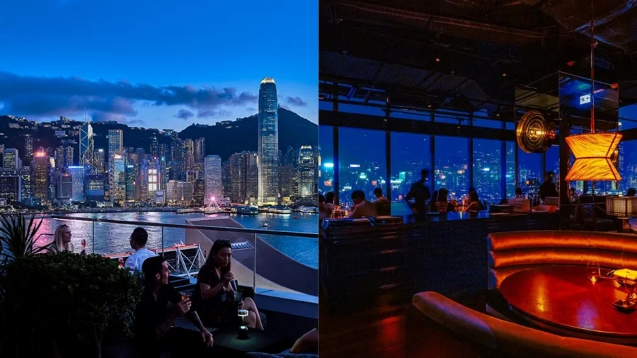 AquaSpirit Bar sẽ là một buổi tối đáng nhớ, nơi bạn có thể nhâm nhi ly cocktail và ngắm nhìn một Hồng Kông về đêm quyến rũ