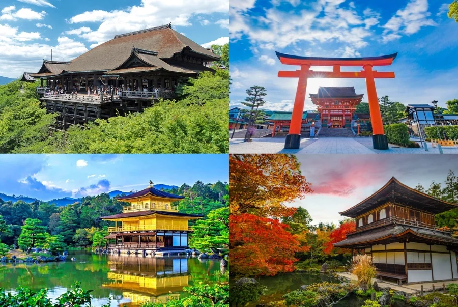 Những ngôi đền chùa nổi tiếng tại Kyoto du khách nên ghé thăm