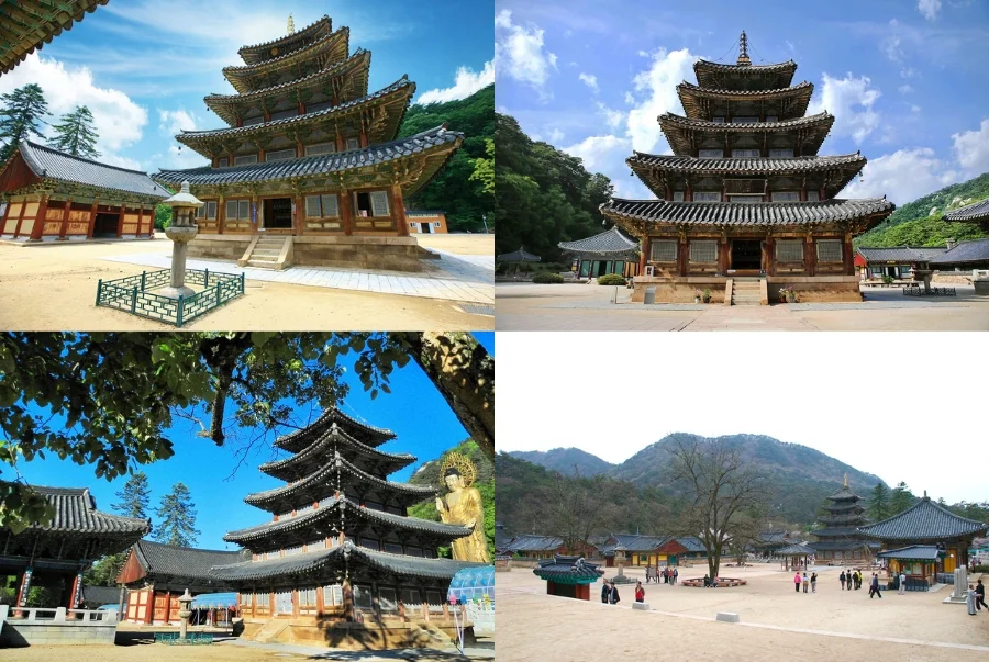 Chùa Beopjusa được xây dựng vào thế kỷ thứ VI và từng là nơi lưu trú của hàng nghìn nhà sư trong thời kỳ hưng thịnh của Phật giáo