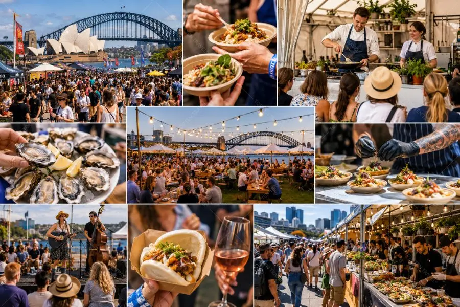 Không gian ẩm thực đa văn hóa tại Sydney Food Festival