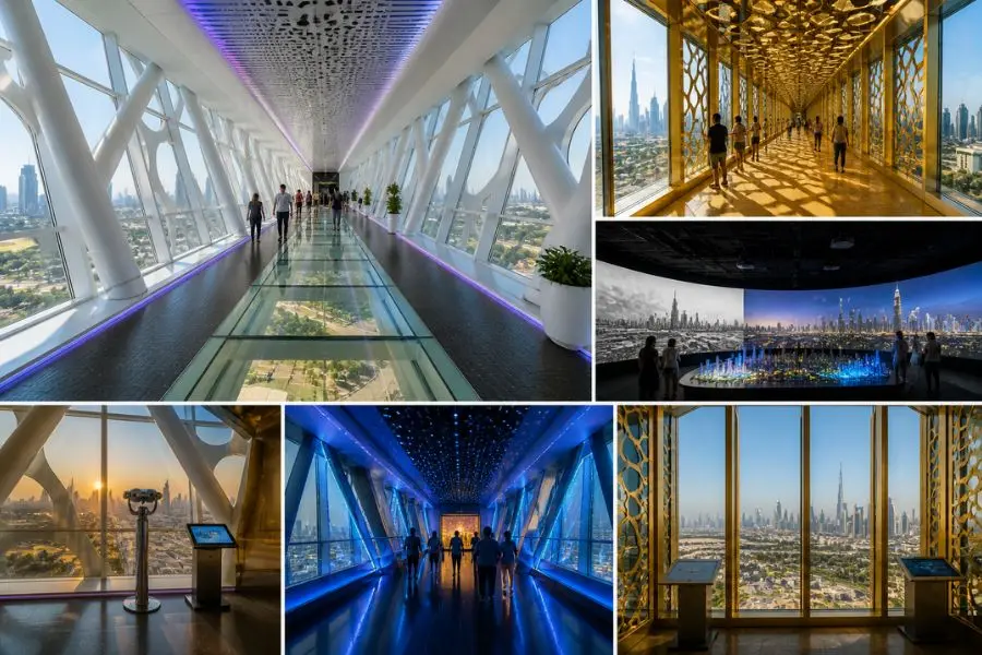 Không gian nội thất tối giản, hiện đại của Dubai Frame 