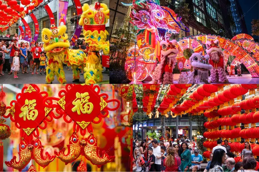 Các hoạt động đèn lồng, múa lân sư rồng tại Chinese New Year Festival Sydney
